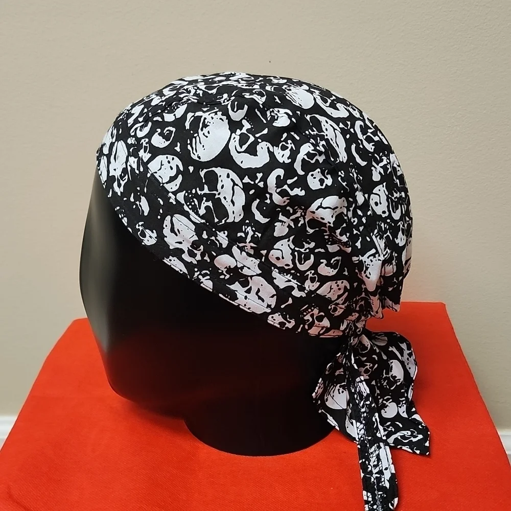 Black & White Skull Headwrap - Picture 4 of 6